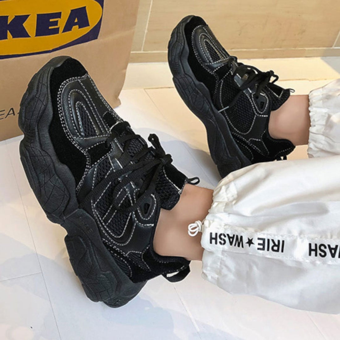 ロディック Rodic スニーカー メンズ 靴 ランニングシューズ 軽量 ブラック ファッション通販 Fashion Walker