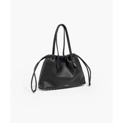 【YAHKI】YH-827 HAND BAG/巾着バッグ/スタッズ/レザーバッグ （ブラック）｜詳細画像