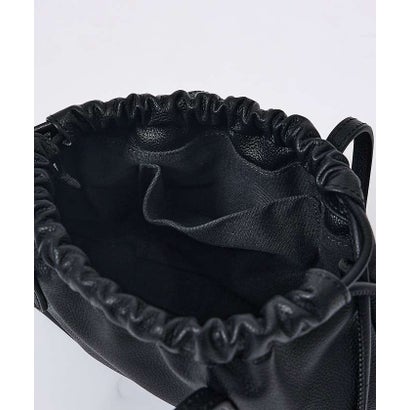 【YAHKI】YH-827 HAND BAG/巾着バッグ/スタッズ/レザーバッグ （ブラウン）｜詳細画像