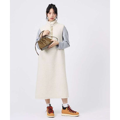 【YAHKI】YH-827 HAND BAG/巾着バッグ/スタッズ/レザーバッグ （ブラウン）｜詳細画像