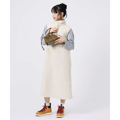 【YAHKI】YH-827 HAND BAG/巾着バッグ/スタッズ/レザーバッグ （ブラウン）｜詳細画像