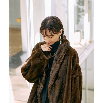 ルージュ ヴィフ ラクレ Rouge vif la cle 【PETER+JUNE/ピーターアンドジューン】ロングチェーンゴールドピアス B （ゴールド）｜詳細画像