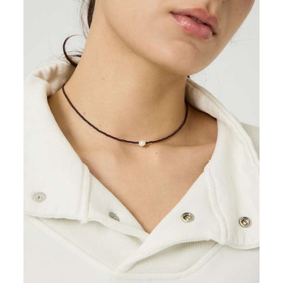 ルージュ ヴィフ ラクレ Rouge vif la cle 【chibi jewels】AmuletNecklce/ビーズネックレス/パール （レッド）｜詳細画像