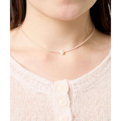 ルージュ ヴィフ ラクレ Rouge vif la cle 【chibi jewels】AmuletNecklce/ビーズネックレス/パール （レッド）｜詳細画像