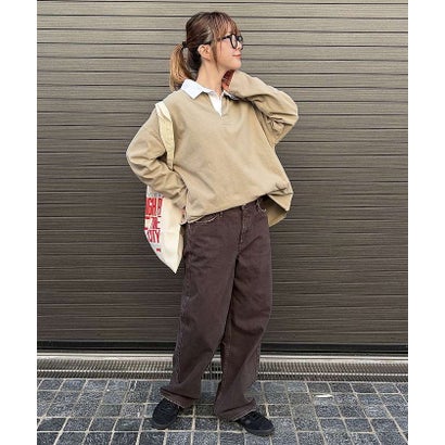 ルージュ ヴィフ ラクレ Rouge vif la cle 【MICA＆DEAL / マイカ＆ディール】ラガーシャツ / ロングスリーブTシ （ベージュ）｜詳細画像