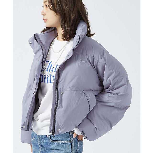 【KELTY/ケルティ】インサレーションクロップドジャケット / 中綿ブルゾン （ブルー）