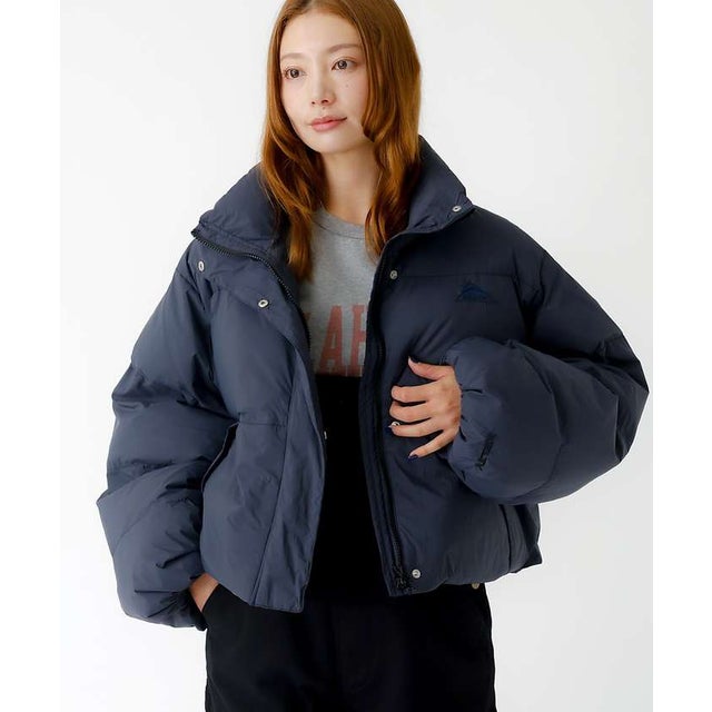 【KELTY/ケルティ】インサレーションクロップドジャケット / 中綿ブルゾン （ダークネイビー）