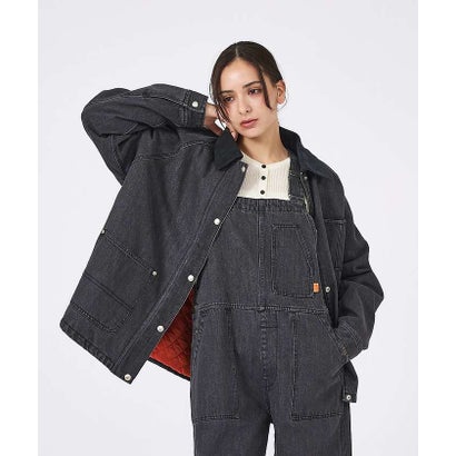 【UNIVERSAL OVERALL/ユニバーサルオーバーオール】DENIM W （ブラック）｜詳細画像