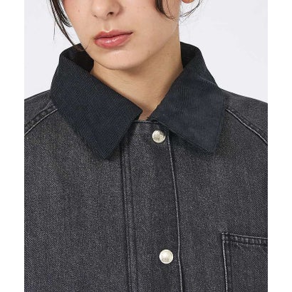 【UNIVERSAL OVERALL/ユニバーサルオーバーオール】DENIM W （ブラック）｜詳細画像