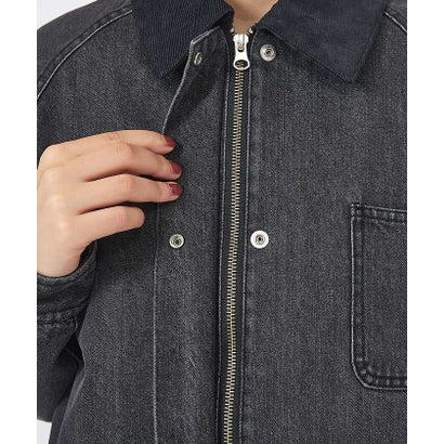 【UNIVERSAL OVERALL/ユニバーサルオーバーオール】DENIM W （ブラック）｜詳細画像