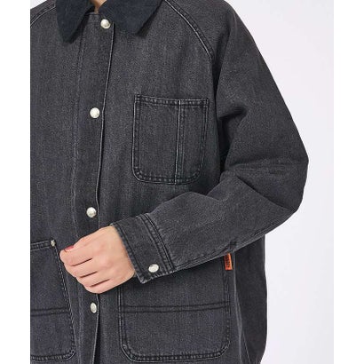 【UNIVERSAL OVERALL/ユニバーサルオーバーオール】DENIM W （ブラック）｜詳細画像