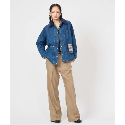 【UNIVERSAL OVERALL/ユニバーサルオーバーオール】DENIM W （ブラック）｜詳細画像