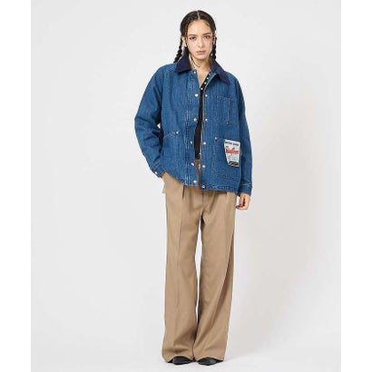 【UNIVERSAL OVERALL/ユニバーサルオーバーオール】DENIM W （ブラック）｜詳細画像