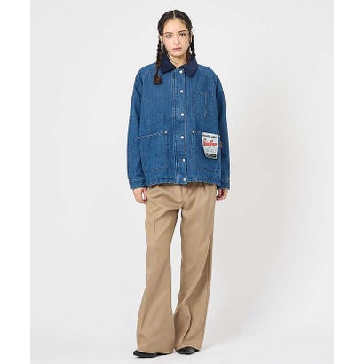 【UNIVERSAL OVERALL/ユニバーサルオーバーオール】DENIM W （ブラック）｜詳細画像