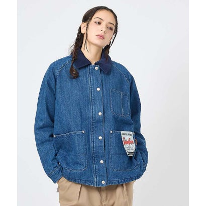 【UNIVERSAL OVERALL/ユニバーサルオーバーオール】DENIM W （ブラック）｜詳細画像