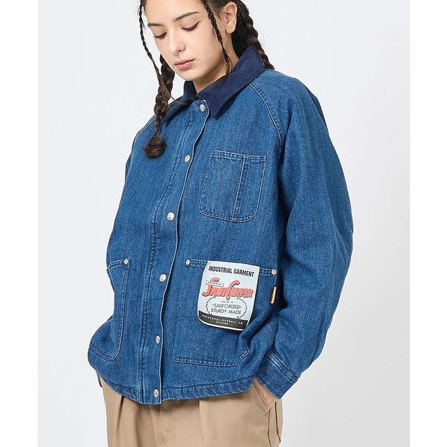 【UNIVERSAL OVERALL/ユニバーサルオーバーオール】DENIM W （ブルー）