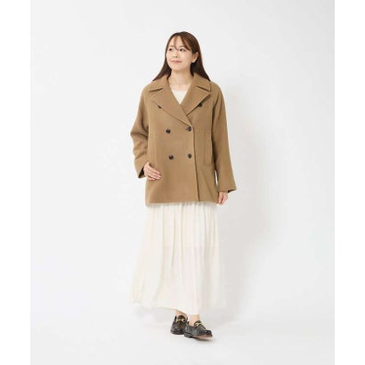 ルージュ ヴィフ ラクレ Rouge vif la cle 【MICA&DEAL/マイカアンドディール】Pコート/アウター/ダブルボタン【予 （ダークネイビー）｜詳細画像