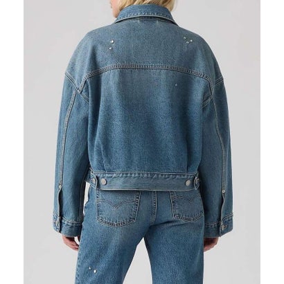 ルージュ ヴィフ ラクレ Rouge vif la cle 【Levi's/リーバイス】デニムスタッズトラッカージャケット/Gジャン/クロッ （ブルー）｜詳細画像
