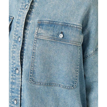ルージュ ヴィフ ラクレ Rouge vif la cle 【Healthy denim / ヘルシーデニム】Almond / デニムシャツ （ライトブルー）｜詳細画像
