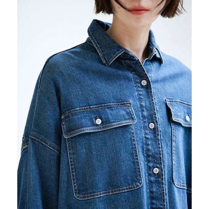 ルージュ ヴィフ ラクレ Rouge vif la cle 【Healthy denim / ヘルシーデニム】Almond / デニムシャツ （ライトブルー）｜詳細画像