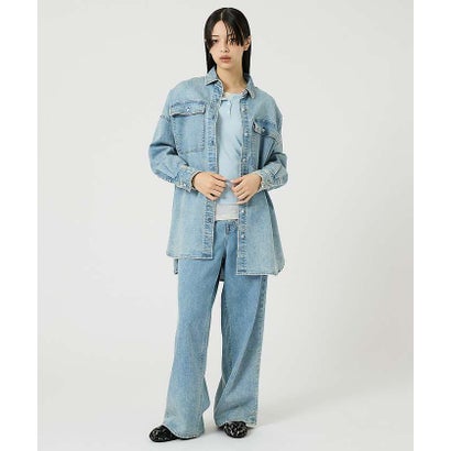 ルージュ ヴィフ ラクレ Rouge vif la cle 【Healthy denim / ヘルシーデニム】Almond / デニムシャツ （ライトブルー）｜詳細画像
