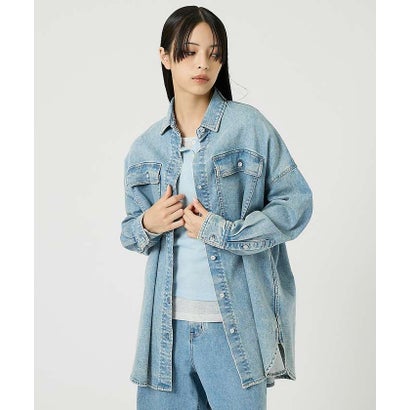 ルージュ ヴィフ ラクレ Rouge vif la cle 【Healthy denim / ヘルシーデニム】Almond / デニムシャツ （ライトブルー）｜詳細画像