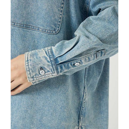 ルージュ ヴィフ ラクレ Rouge vif la cle 【Healthy denim / ヘルシーデニム】Almond / デニムシャツ （ダークネイビー）｜詳細画像