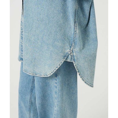 ルージュ ヴィフ ラクレ Rouge vif la cle 【Healthy denim / ヘルシーデニム】Almond / デニムシャツ （ダークネイビー）｜詳細画像