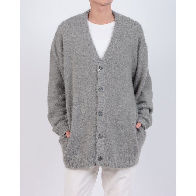 シャギーニット カーディガン （GRAY）
