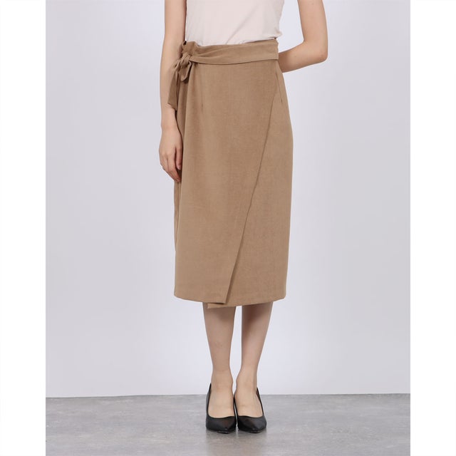 起毛ラップスカート （Beige Scuro）