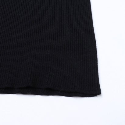リナシメント RINASCIMENTO ショルダーデザインポイントリブニットワンピース （Nero）｜詳細画像