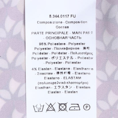 Belt紐付レトロ柄シャツワンピース （var.Rosso Bordeaux）｜詳細画像