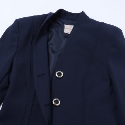 ノーカラージャケット （ブラウスu Navy）｜詳細画像