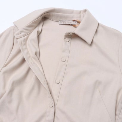 Belt付ロングシャツワンピース （Tortora Beige）｜詳細画像
