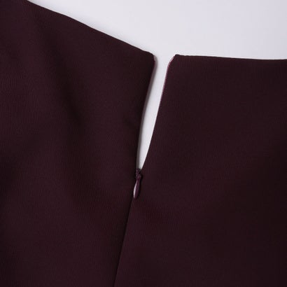 Belt付胸元デザインオールインワン （Bordeaux Rosso）｜詳細画像