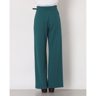 Belt付ワイドパンツ （Verde Petrolio）｜詳細画像