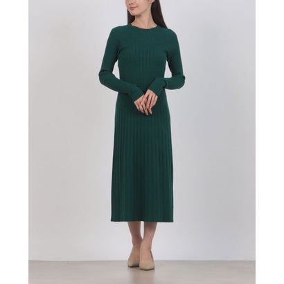 ニットロングワンピース （Verde Petrolio）｜詳細画像