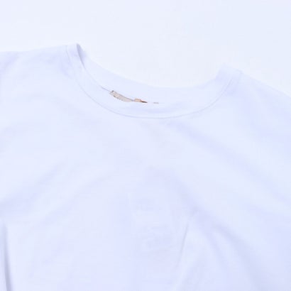 裾絞り素材切替 Tシャツ （Bianco）｜詳細画像