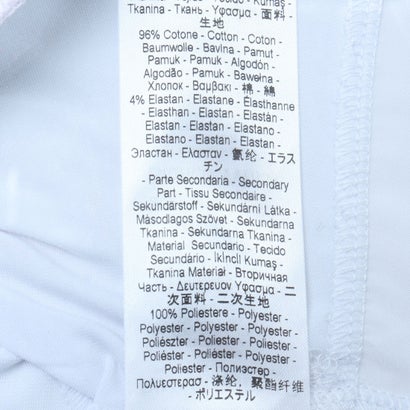 裾絞り素材切替 Tシャツ （Bianco）｜詳細画像
