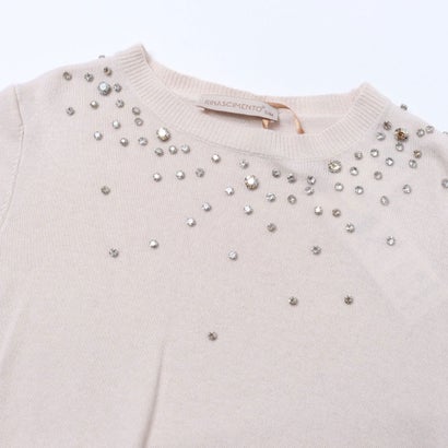 リナシメント RINASCIMENTO ビジュー付ニット （Tortora Beige）｜詳細画像