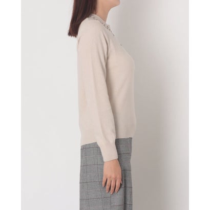 リナシメント RINASCIMENTO ビジュー付ニット （Tortora Beige）｜詳細画像