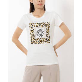 RロゴレオパードTシャツ （Panna Bianco）