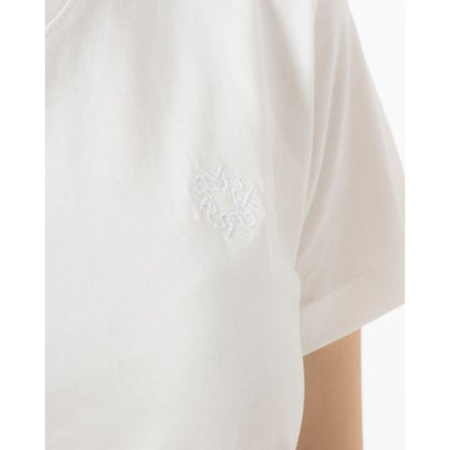 リナシメント RINASCIMENTO 刺繍RロゴTシャツ （Panna Bianco）｜詳細画像