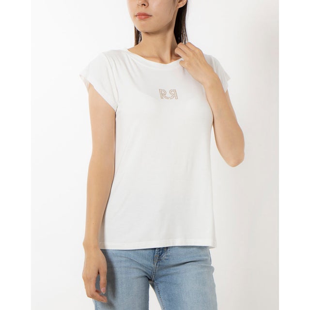 
                    ビジューRロゴTシャツ （Panna Bianco）