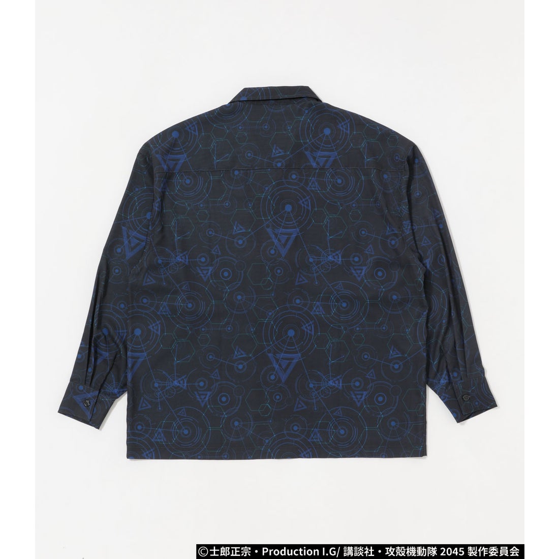 R4G ［攻殻機動隊 SAC_2045］CYBER PATTERN SHIRT BLU -ファッション
