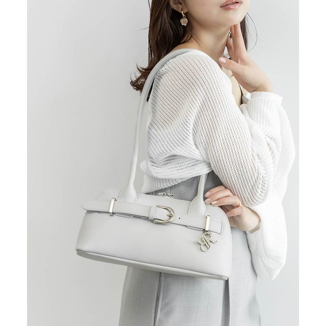 ロングハンドルワイドショルダーバッグ （BLUE）