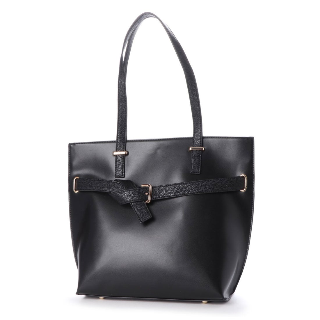 ランダ RANDA ノットリボントートバッグ （BLACK） -靴＆ファッション 