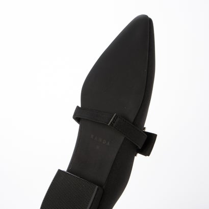 3WAY ストラップフラットパンプス （BLACK）｜詳細画像
