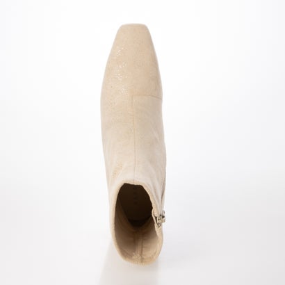 ジュエリーヒールショートブーツ （BEIGE）｜詳細画像