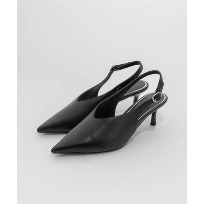 ランダ RANDA ポインテッドトゥバックストラップパンプス （BLACK）｜詳細画像
